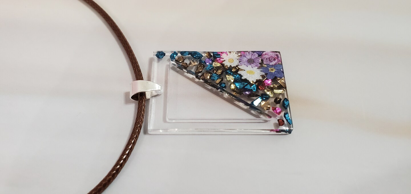 Rectangle Pendant Necklace product 4