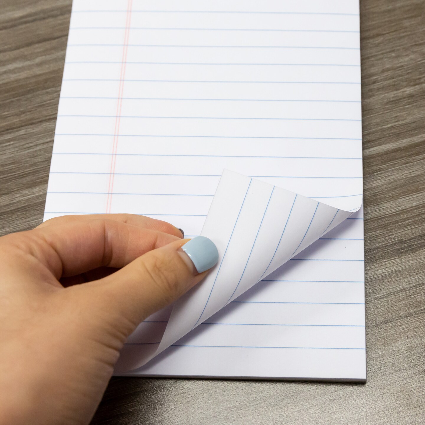 BAZIC White Jr. Perforated Writing Pad 5" X 8" 50 Ct. (2/Pack)