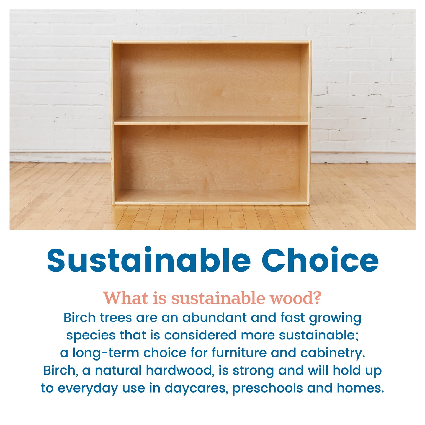 Streamline 2-Shelf Storage Cabinet with Back, 30in High