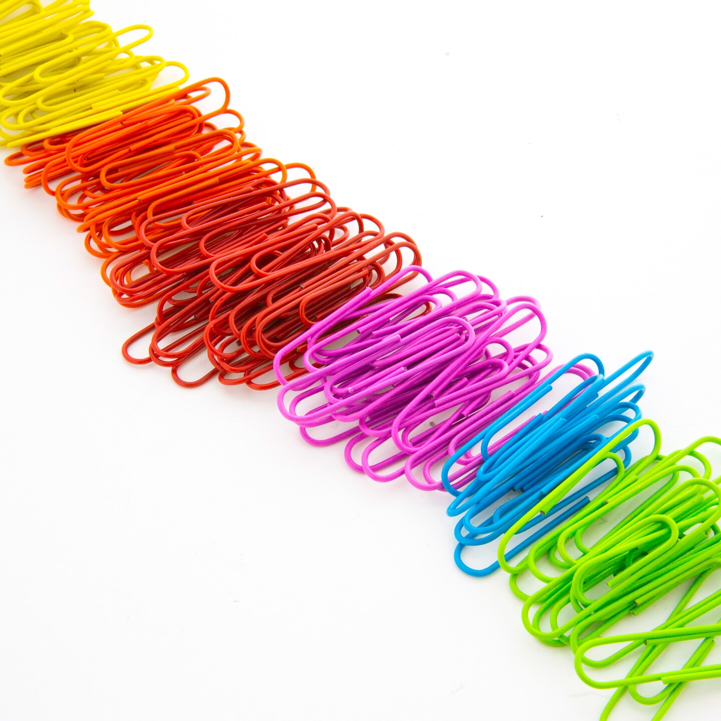 BAZIC Paper Clip (50mm) Jumbo Color (100/Pack)