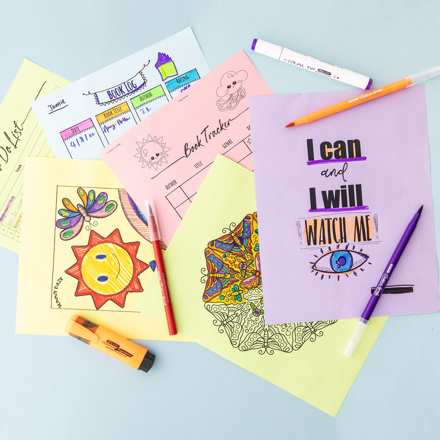 BAZIC Pastel Color Multipurpose Paper (100 sheets/pack)