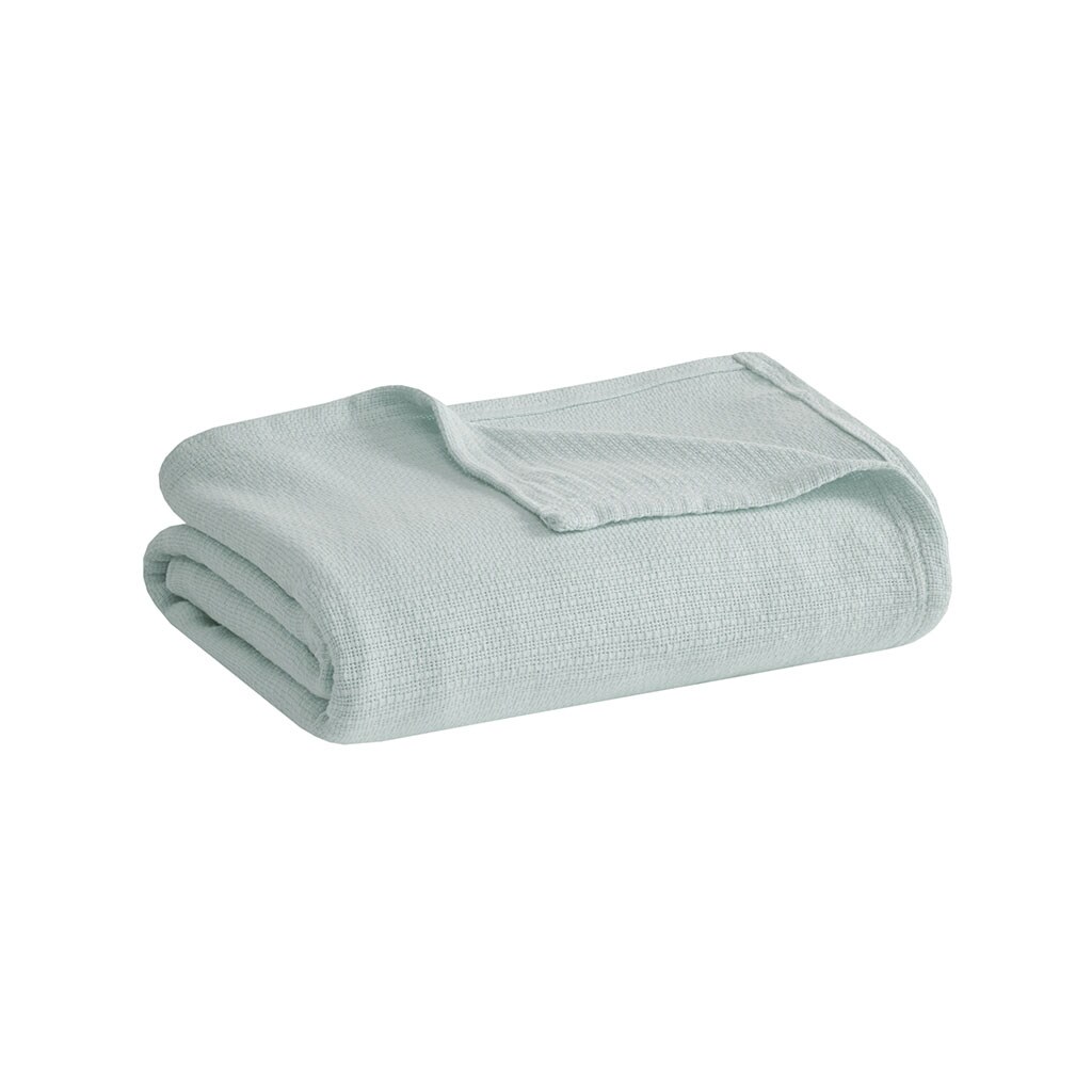 Gracie Mills Lightweight Basketweave Cotton Blanket 250 Gsm Grace-6495