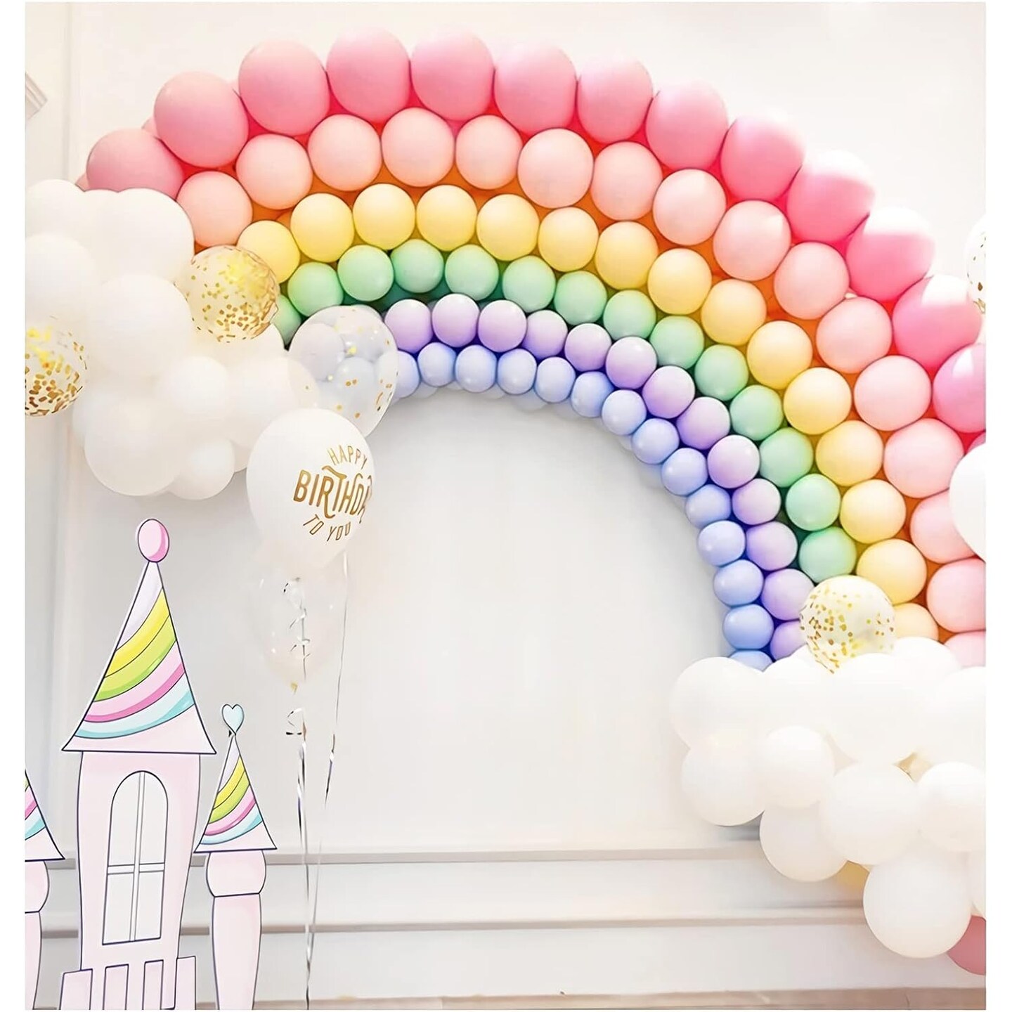 Pink Black Balloon Arch Kit, Pastel Hot Pink Black Dot Balloon Garland With Bow Heart Foil Balloons, Pink And Black Balloons For Birthday Wedding Party Decor - View #5