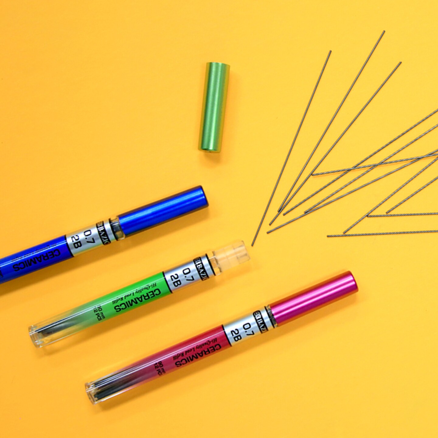 BAZIC Mechanical Pencil Lead Ceramics High-Quality 0.7 mm (3/Pack)