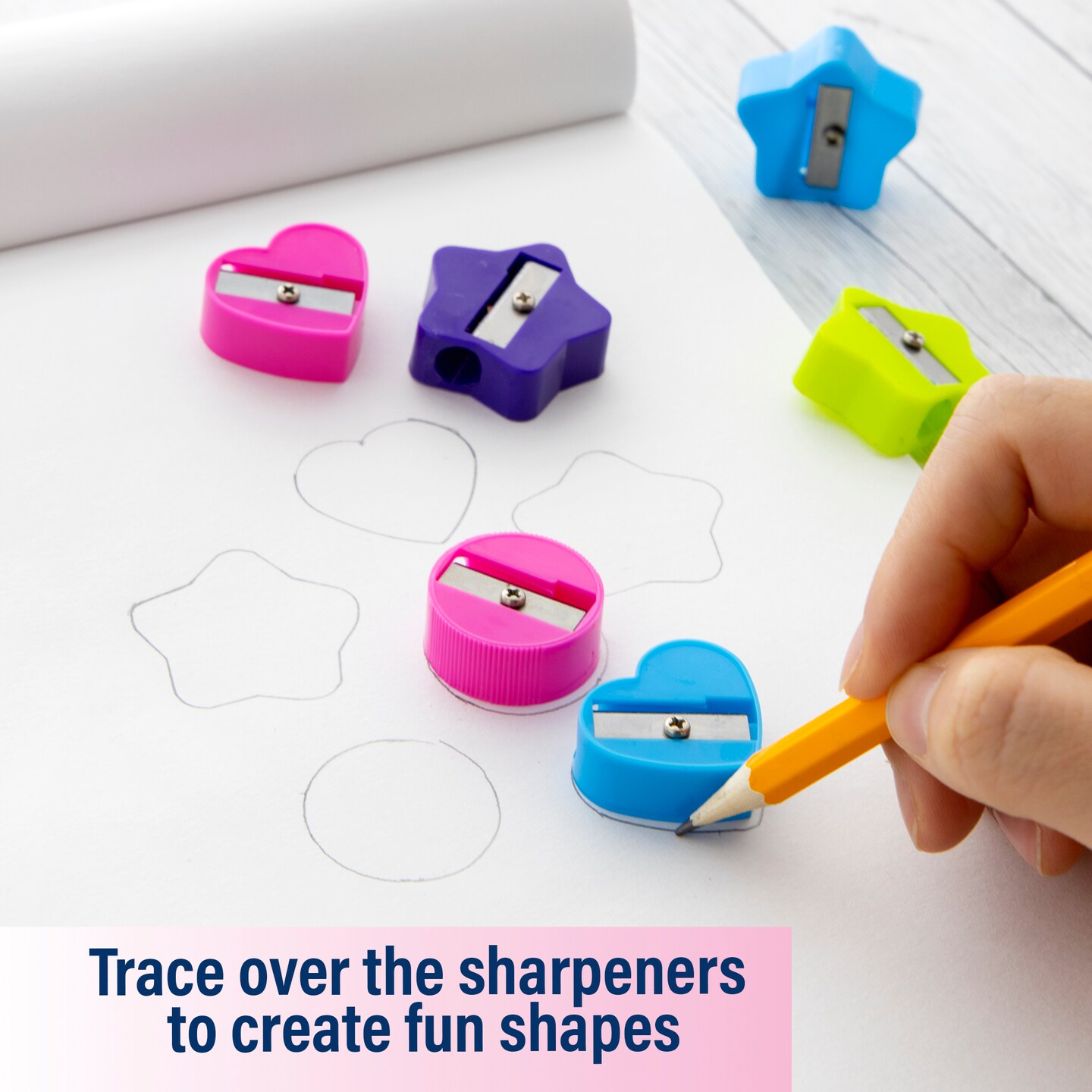 BAZIC Fun Shaped Pencil Sharpener (12/Pack)