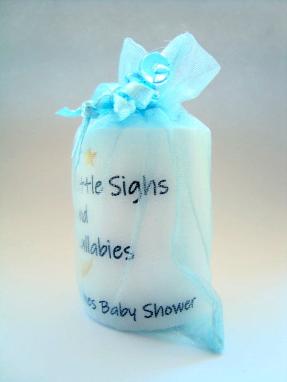 10 Baby Shower Favors, Man In The Moon, Candles, Baby Shower