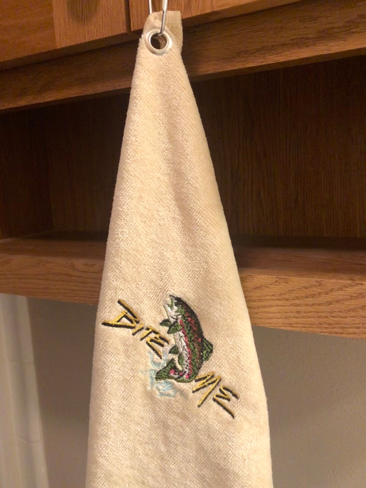 Angler Hand Towel, Fishing Towel, Sport Towel