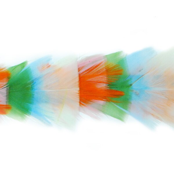 2&#x22; Feather Trim Band Pack of 36&#x22;