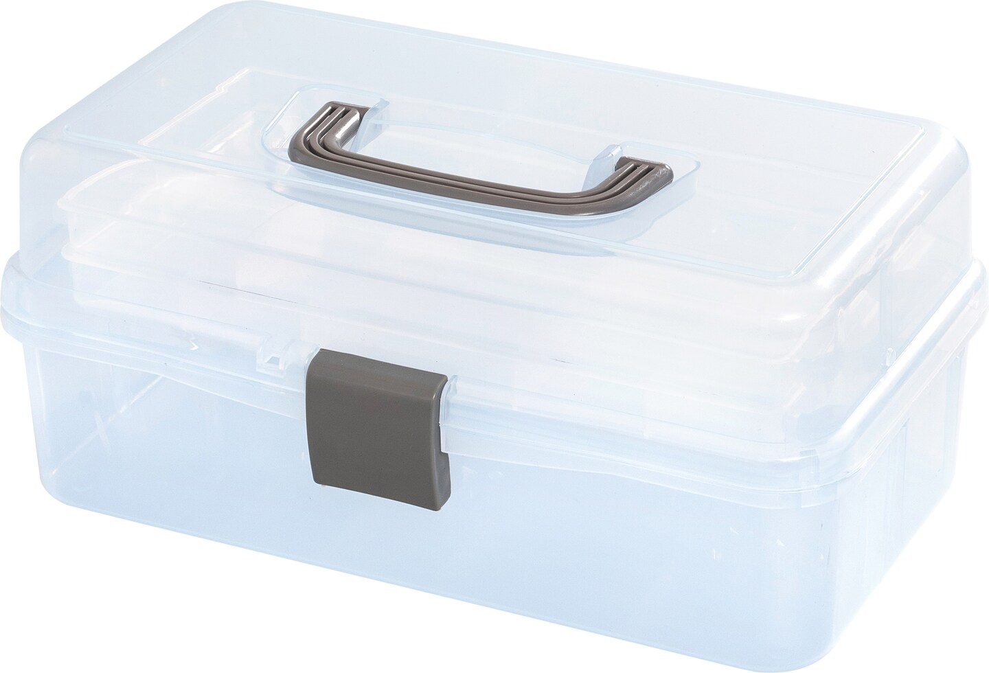 We R Craft Tool Box Translucent Plastic Storage-11.8"X6.7"X5.5" Case