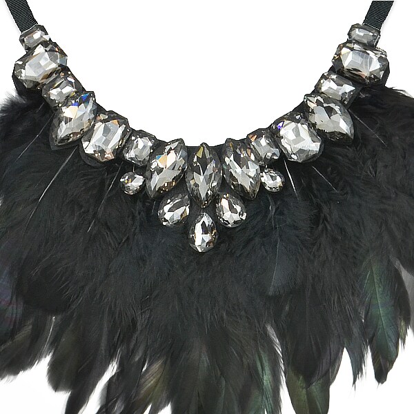 Feather and Stones Collar