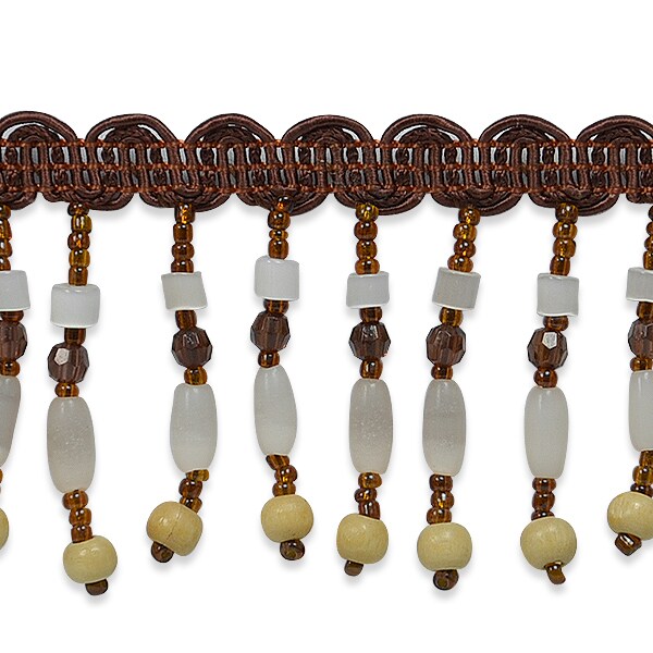 Fiber Optic Beaded Fringe Trim