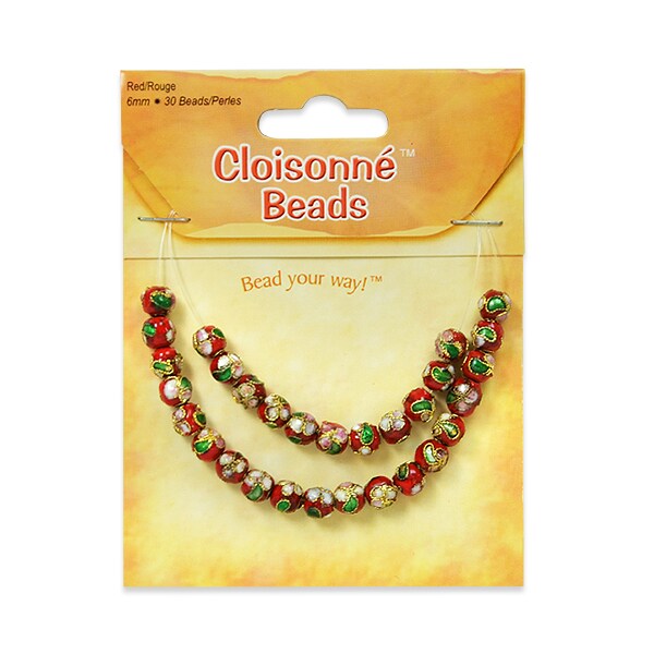 Cloisonne Beads 30 Beads