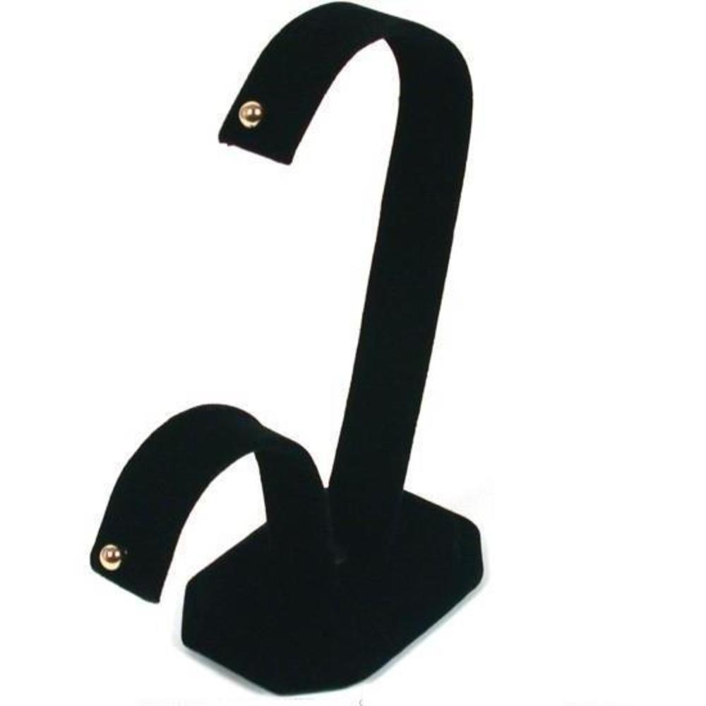 12 Black Velvet Earring Showcase Countertop Display Stands