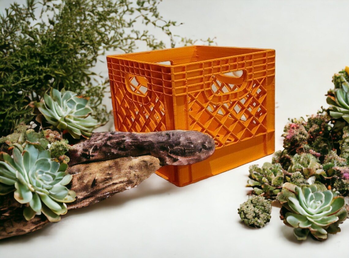 MINI MILK CRATE 3D