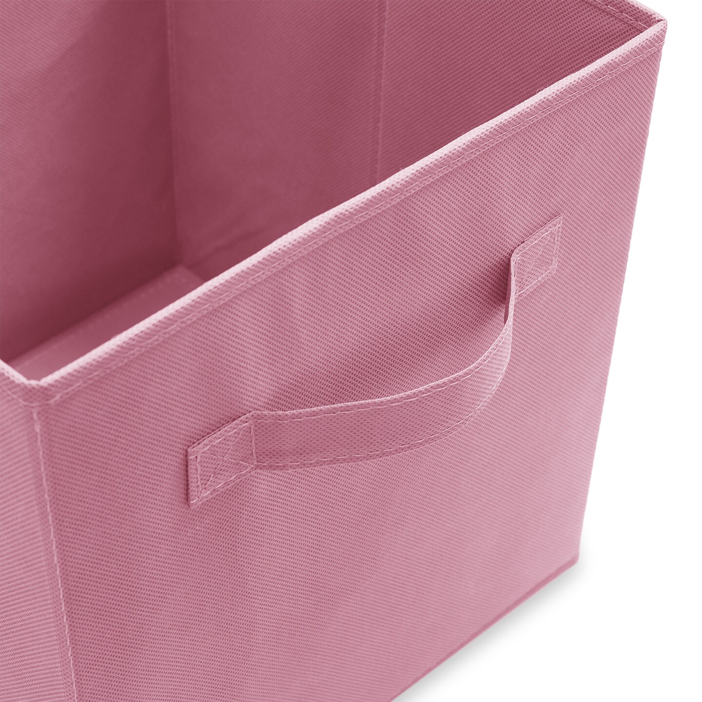 Casafield Set of 6 Collapsible Fabric Cube Storage Bins - 11" Foldable Cloth Baskets for Shelves, Cubby Organizers & More