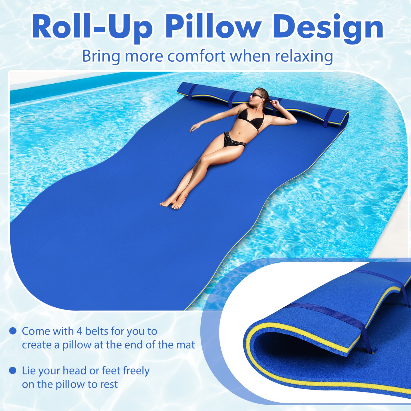 3 Layer Floating Water Pad Foam Mat