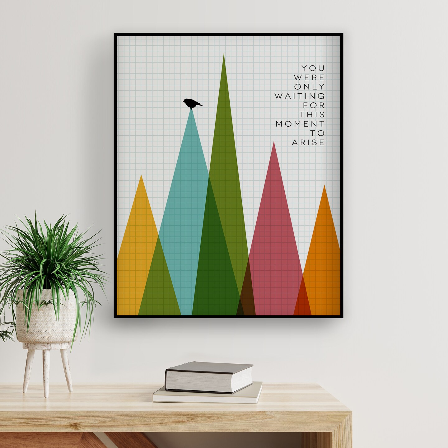Blackbird Song Lyric Wall Art Print Music Poster Inspirational Artwork Canvas Wrap Graduation Gift product 2