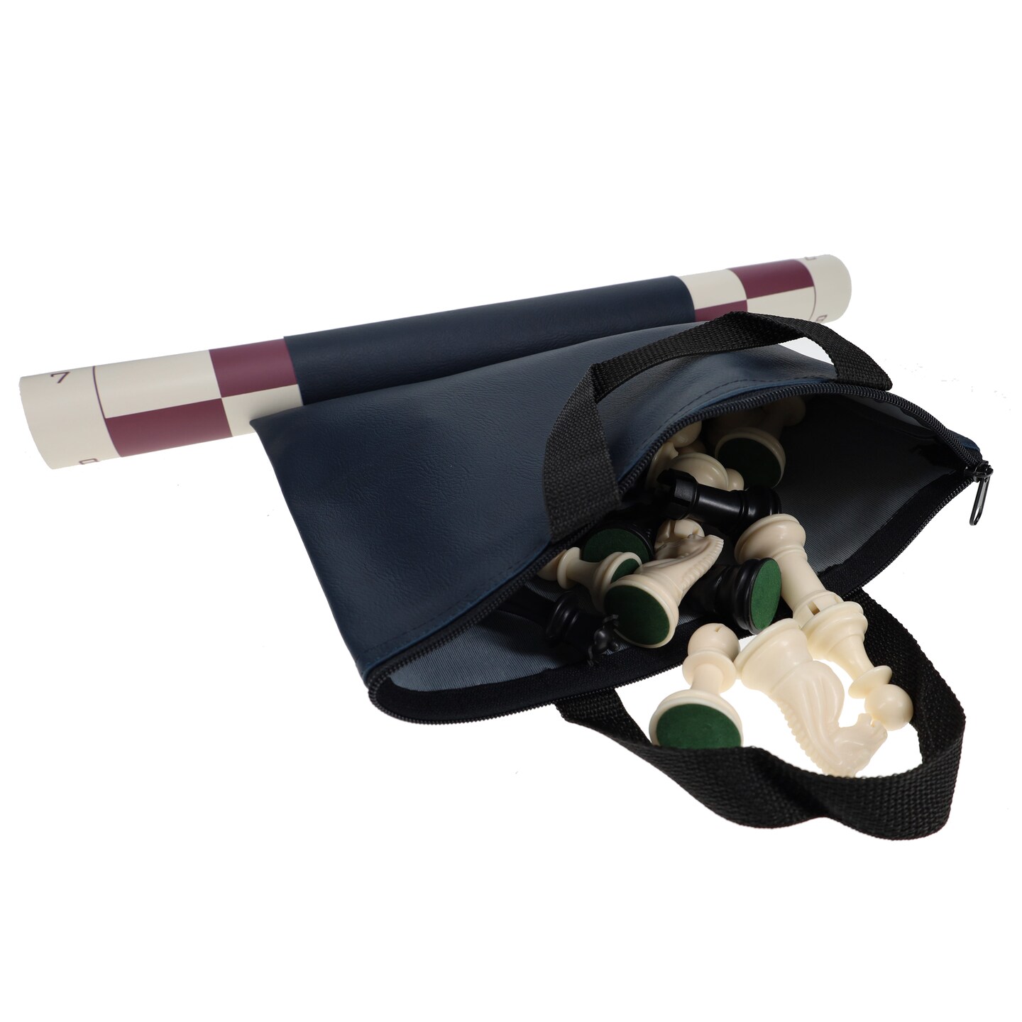 WE Games Leatherette Chess Bag - 12 in.