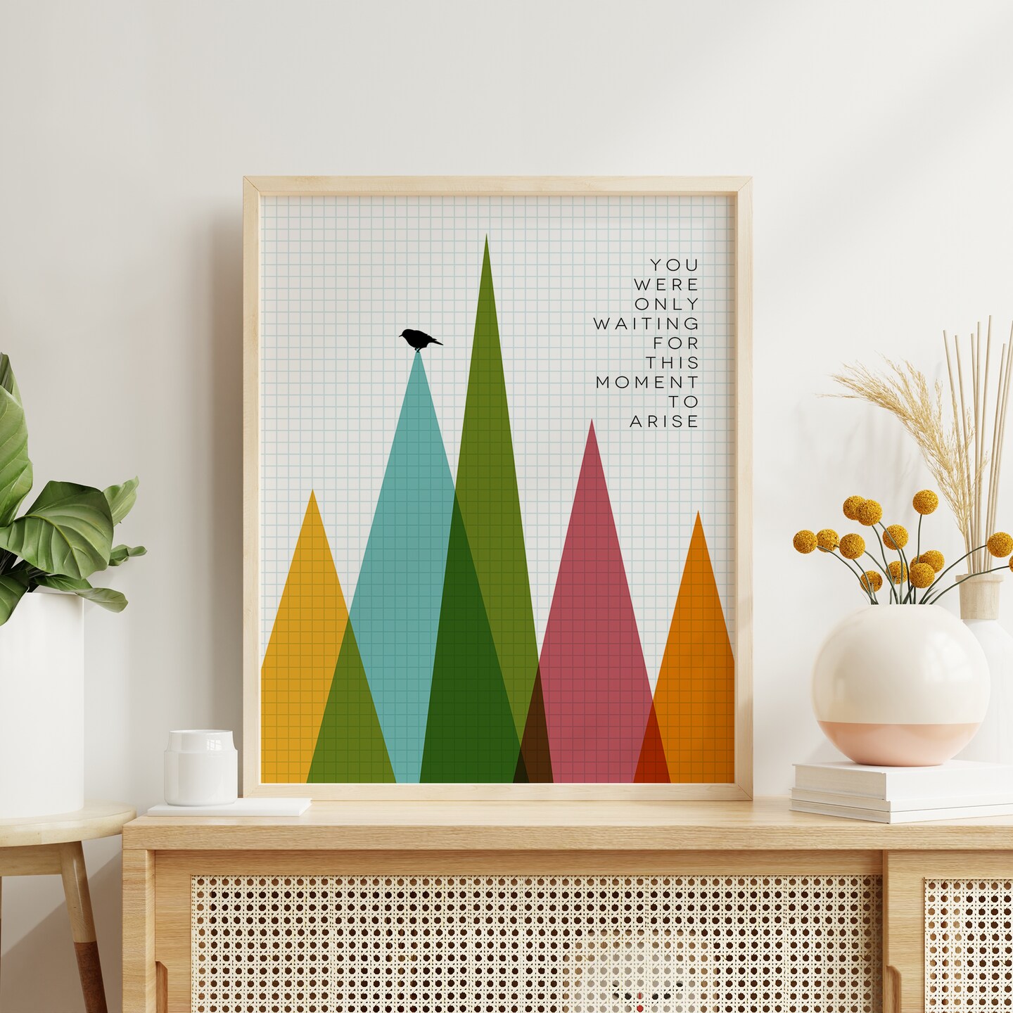 Blackbird Song Lyric Wall Art Print Music Poster Inspirational Artwork Canvas Wrap Graduation Gift product 5