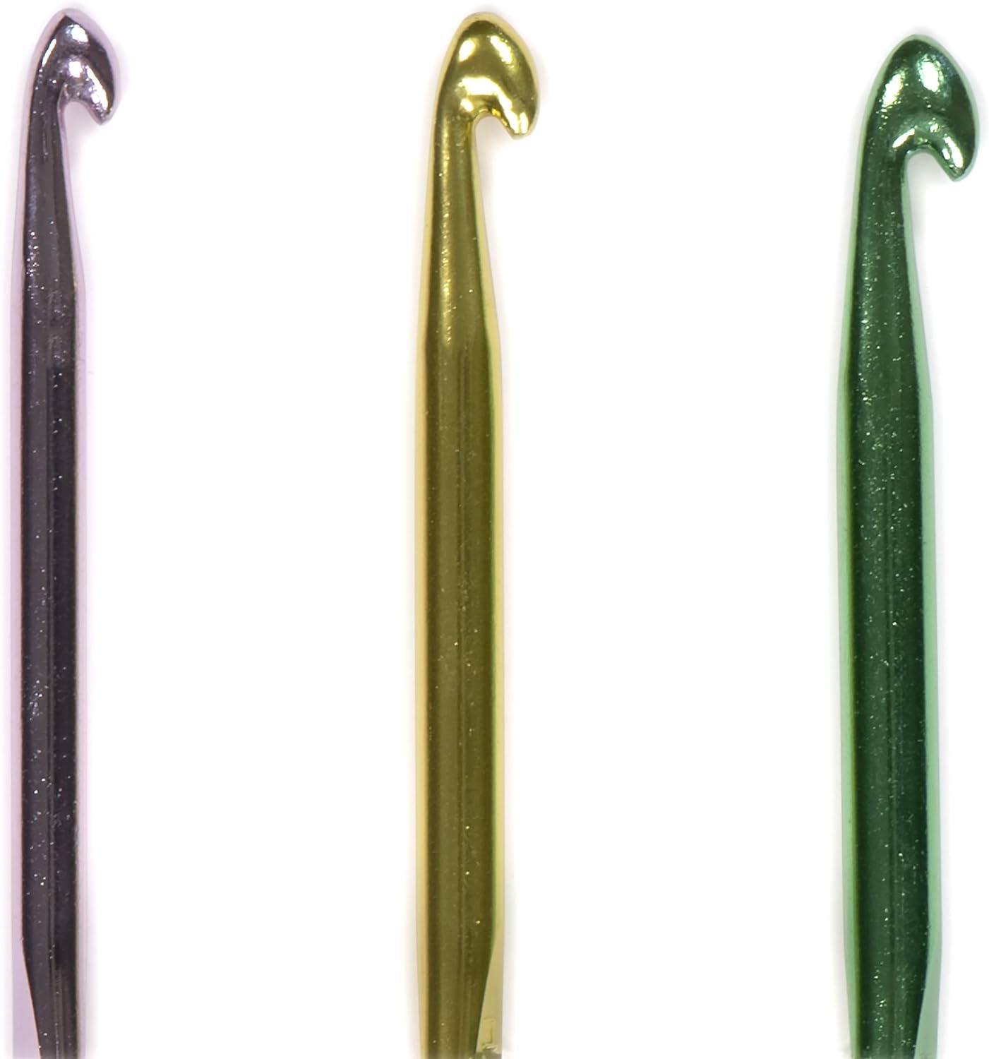 Aluminum Crochet Hook Set, Sizes G-I