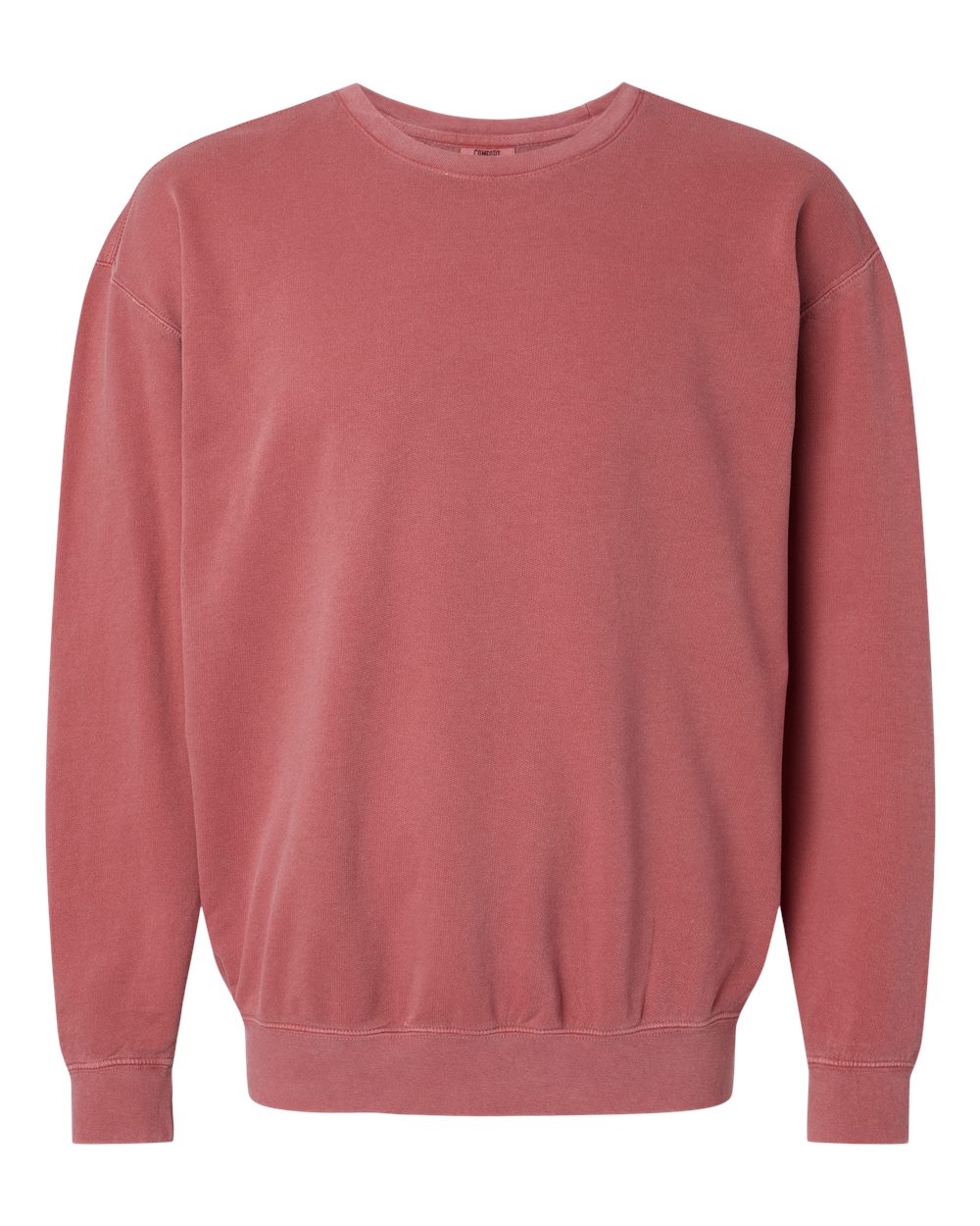 Comfort Colors® Garments Dyed Lightweight Fleece Crewneck Long Sleeve Sweatshirt