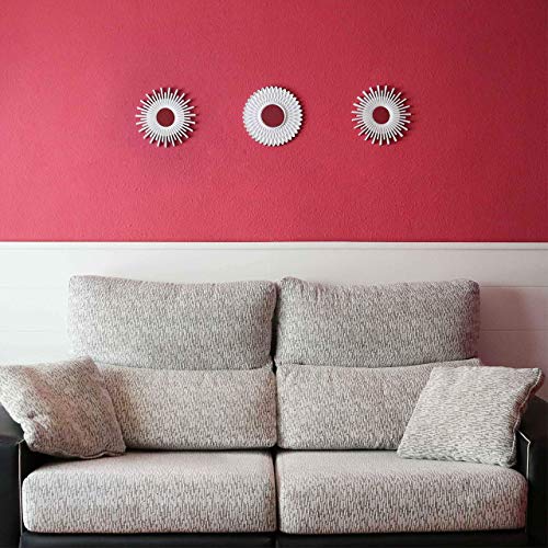3 Pack Wall Mirrors White Mirrors for Home Decor, Bedroom Decor &#x26; Room Decor | White Wall Mirror Round Minimalist | Circle Mirror, Vintage &#x26; Chic Round Mirror - Gifts for Women, Mums