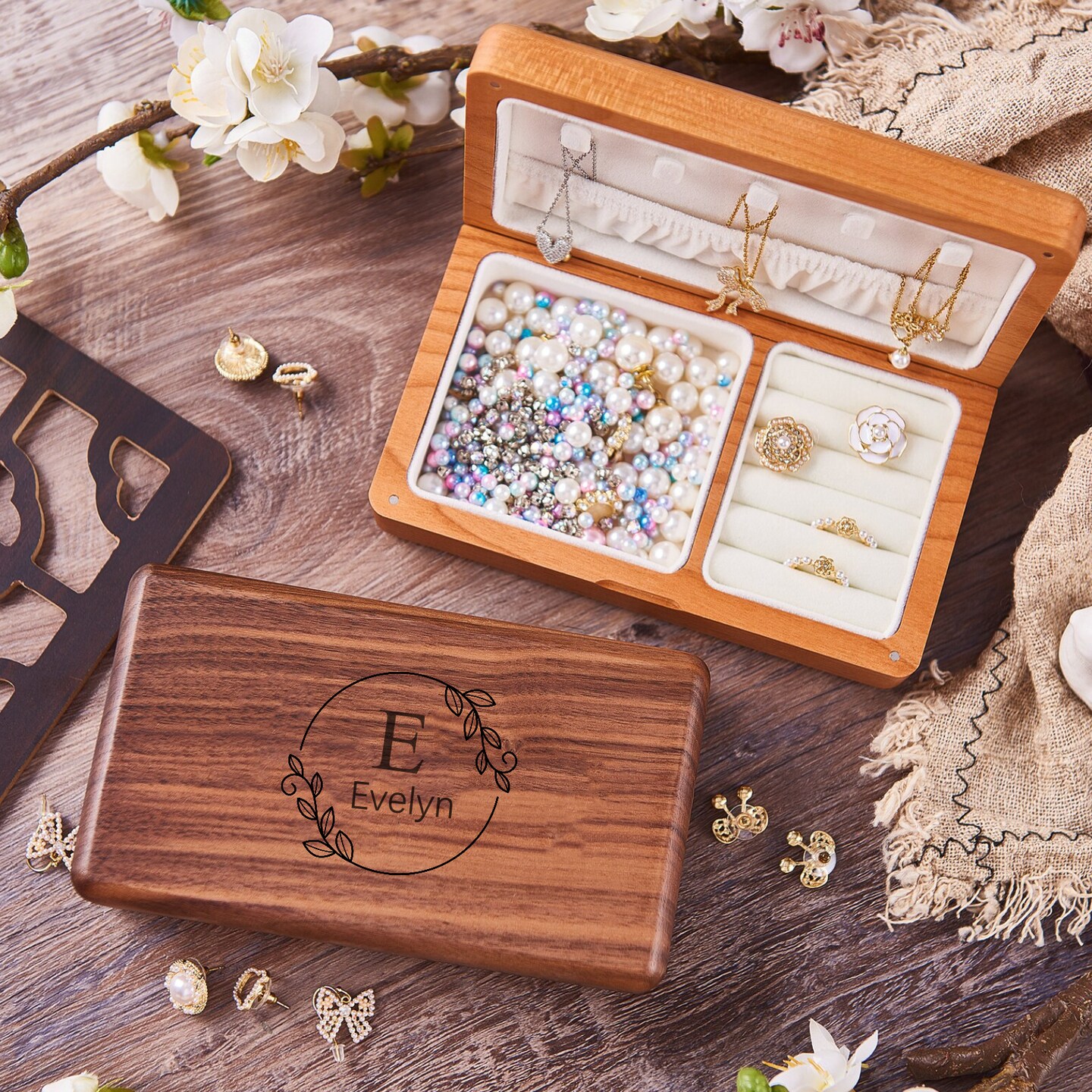 Michaels wooden jewelry outlet box