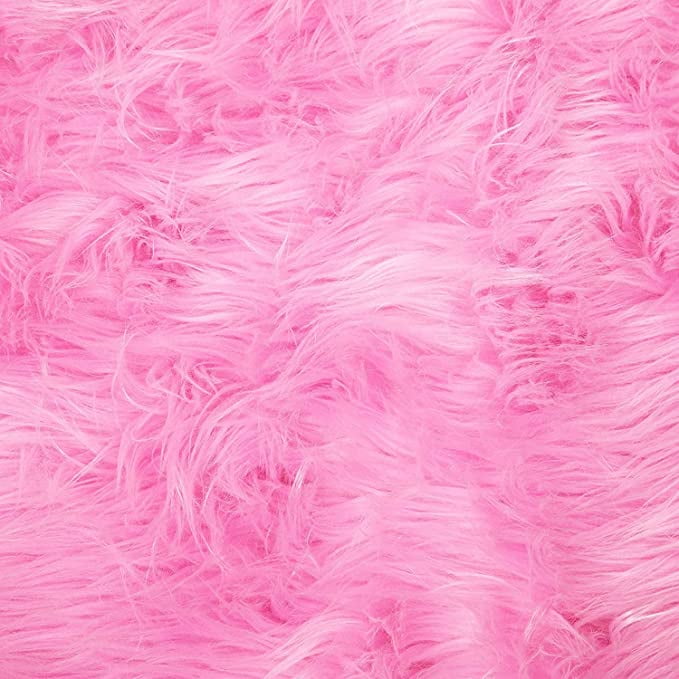 FabricLA Shaggy Faux Fur Fabric by The Yard - 36 x 60 Inches (90 cm x 150  cm) - Craft Furry Fabric for Sewing Apparel, Rugs, Pillows, and More 