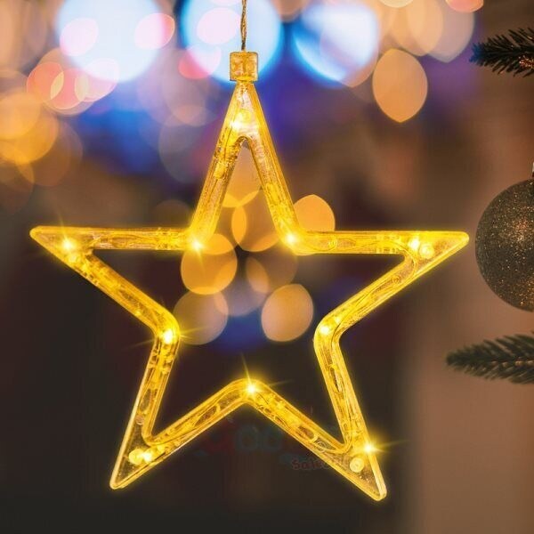 LED Christmas Window Suction Lights for Xmas Tree Star Decor