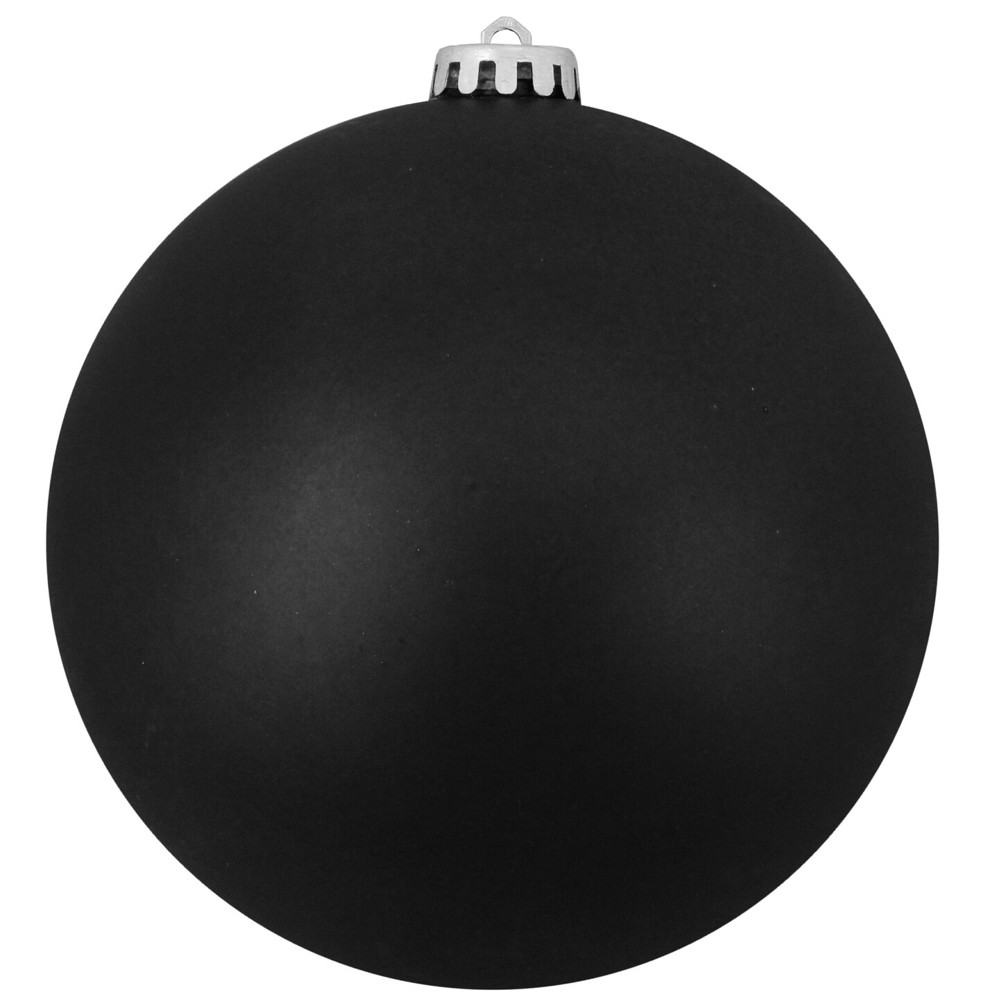 Northlight 10&#x22; Jet Black Shatterproof Matte Christmas Ball Ornament (250mm)