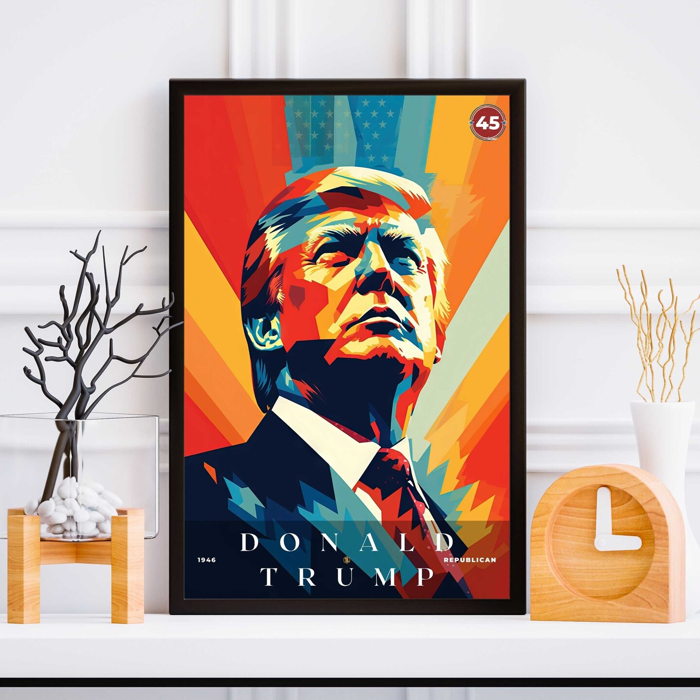 Donald Trump Poster, US President Print, Office Poster, Home Decor | S1 product 5
