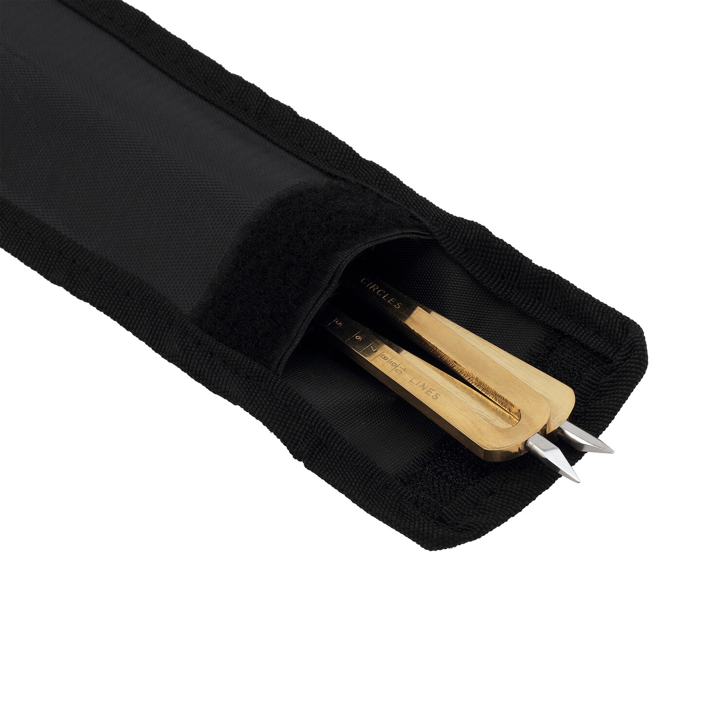 Acurit 9&#x22; Brass Proportional Divider - Solid Steel Points, Adjustable Legs, Graduated Measurement, Includes Carrying Case for Easy Transport and Store