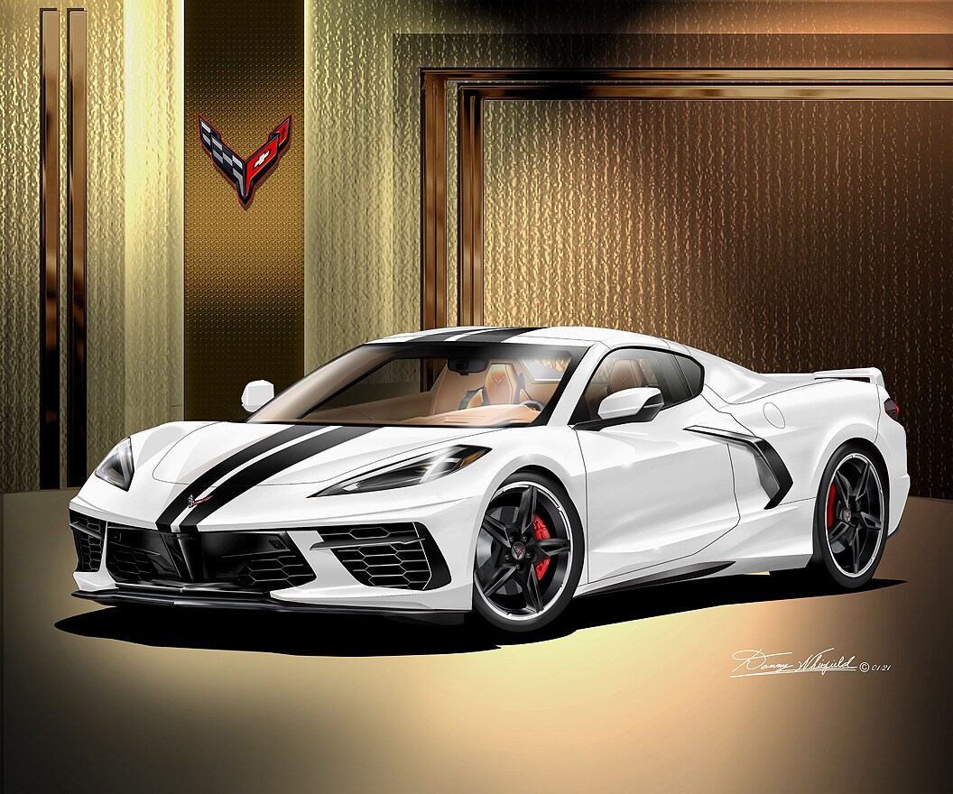 C8 Chevrolet Corvette Stingray Art Prints by Danny Whitfield