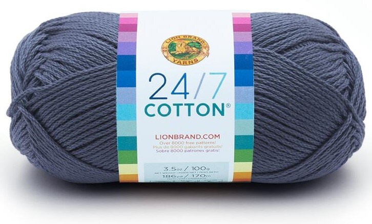 Lion Brand Yarn - 24/7 Cotton - 6 Skein Assortments
