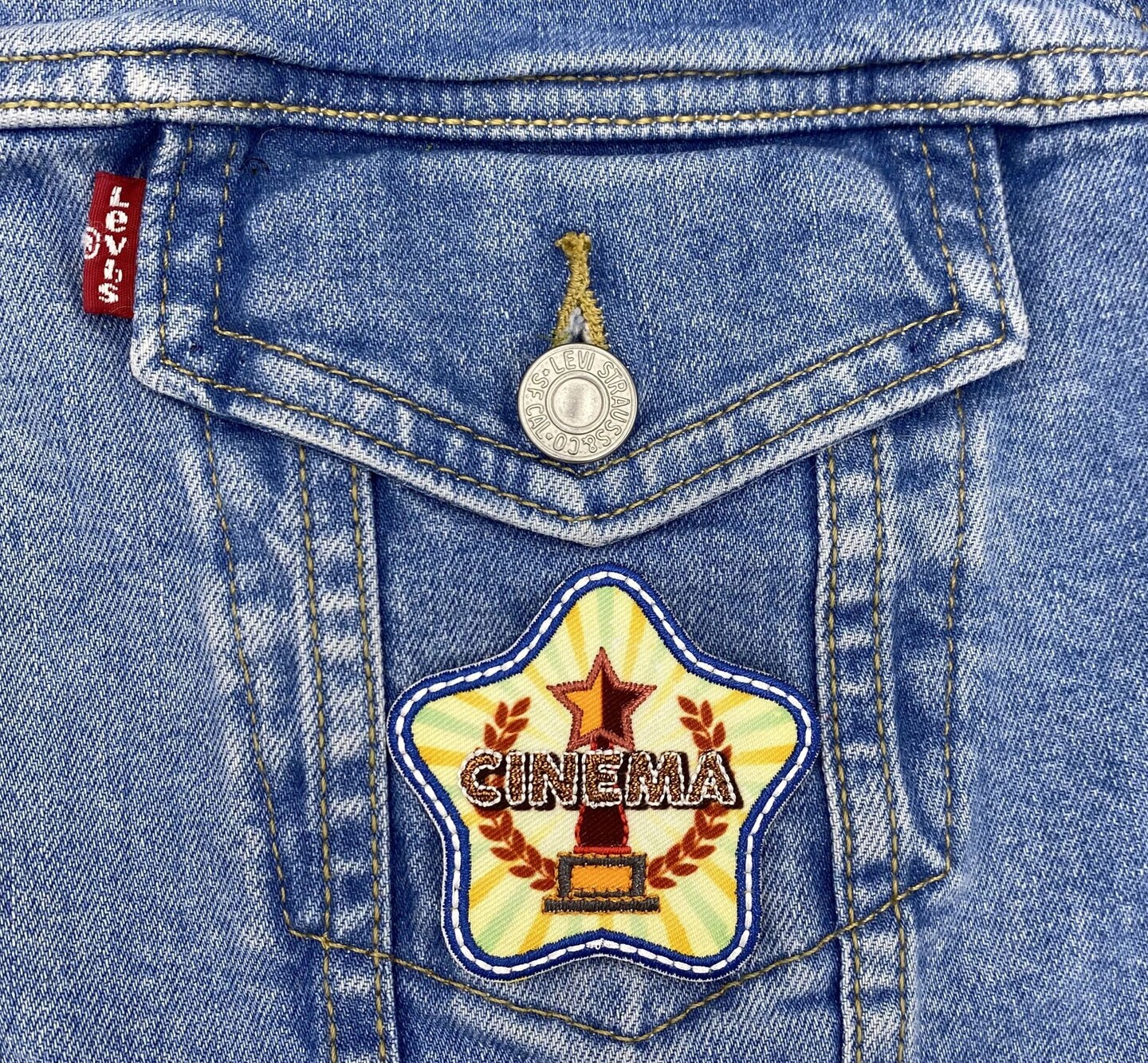 Cinema Star Awards, Movies, Cinema, Embroidered, Iron-on Patch