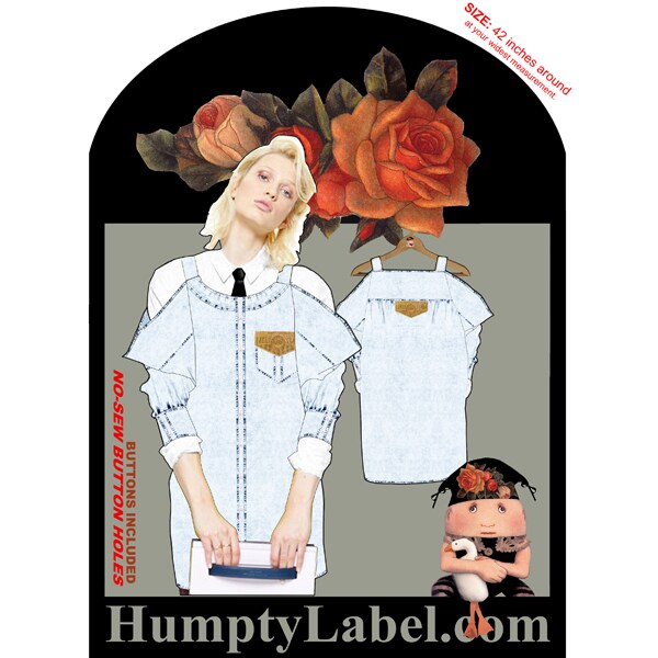 white christmas dresses RAW HEM WASHED DENIM TUNIC DRESS main image 1