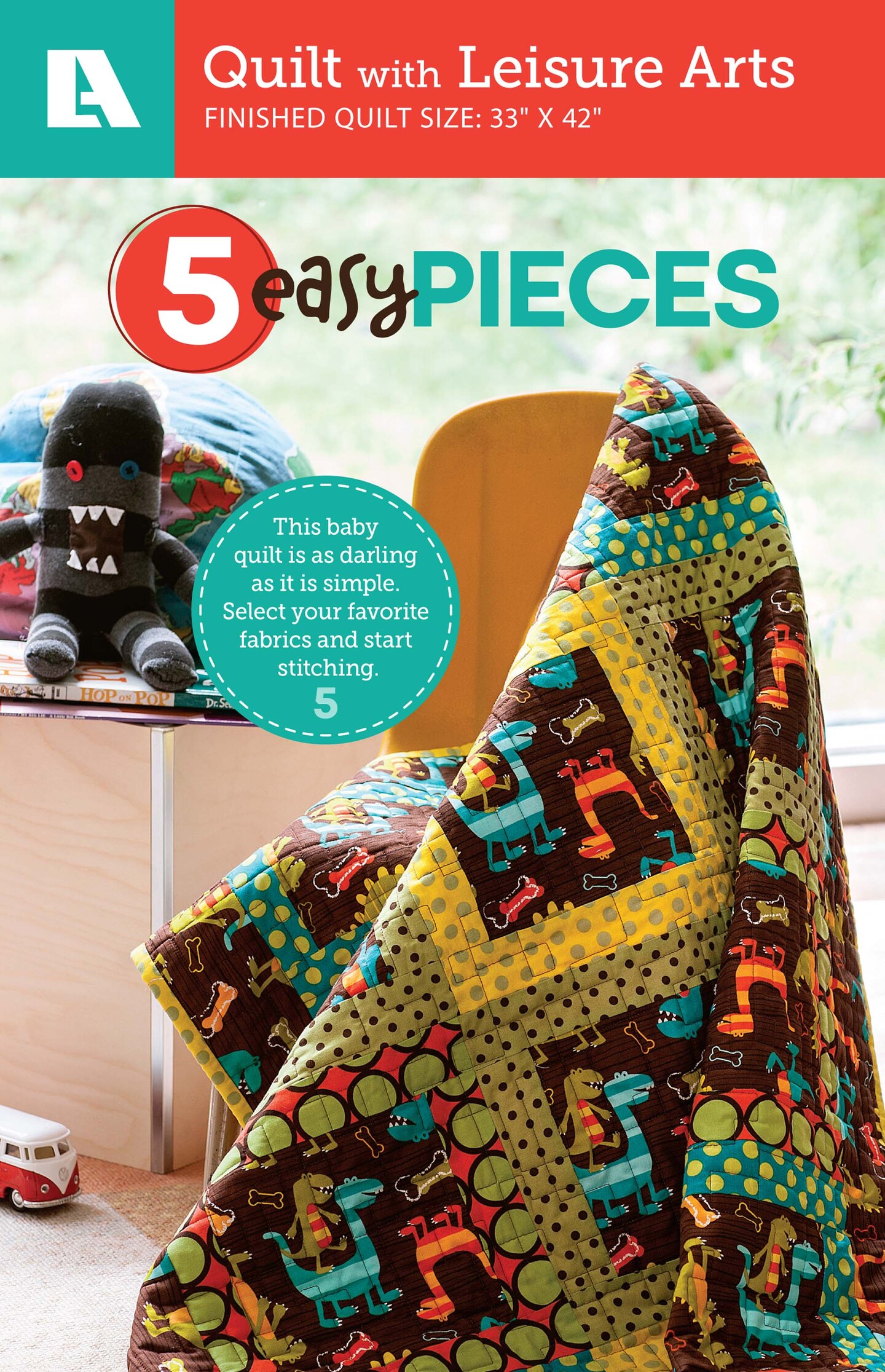 Leisure Arts 5 Easy Pieces Quilting Pattern
