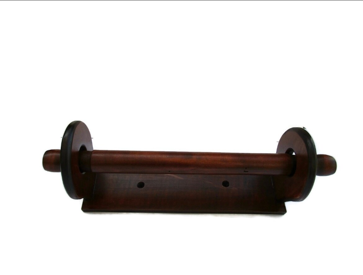 Solid Wood Paper Towel Holder, Maple Paper Towel Holder for Under Cabinet, Rustic Kitchen Decor