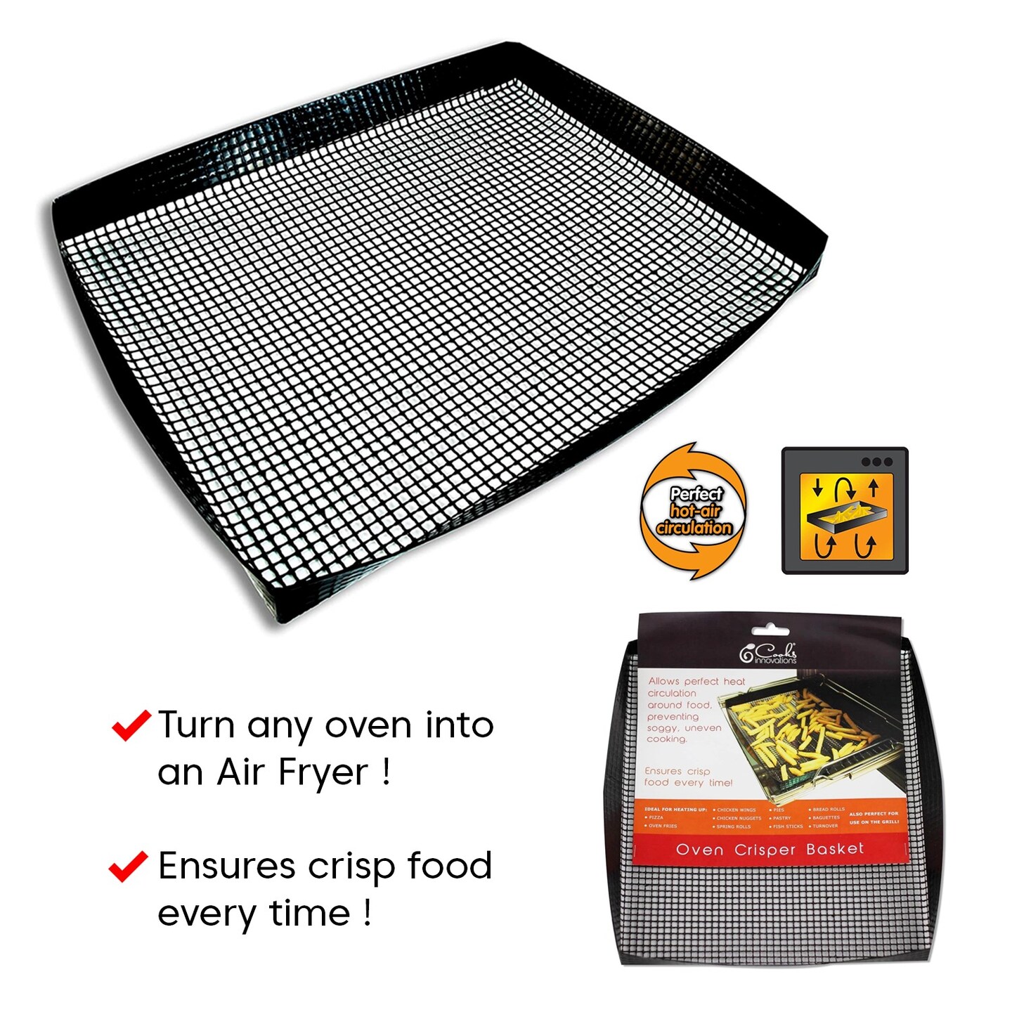 High-Temperature Non-Stick Oven Baking Basket