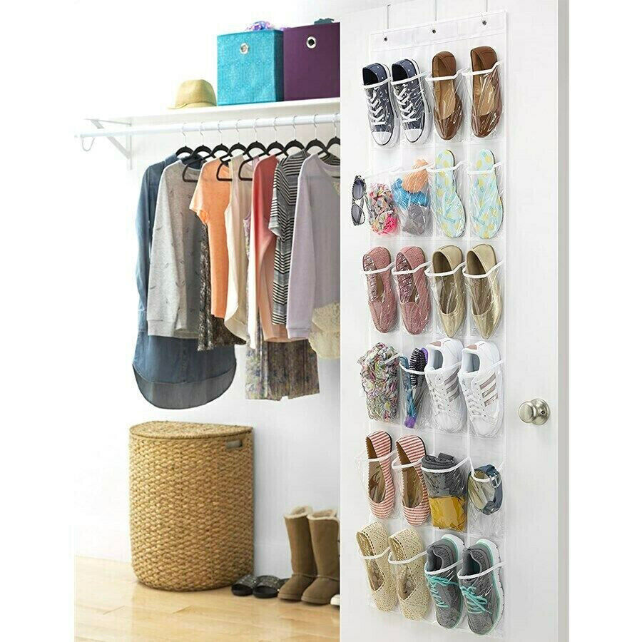 Over The Door Shoe Organizer Rack Hanging Storage Holder