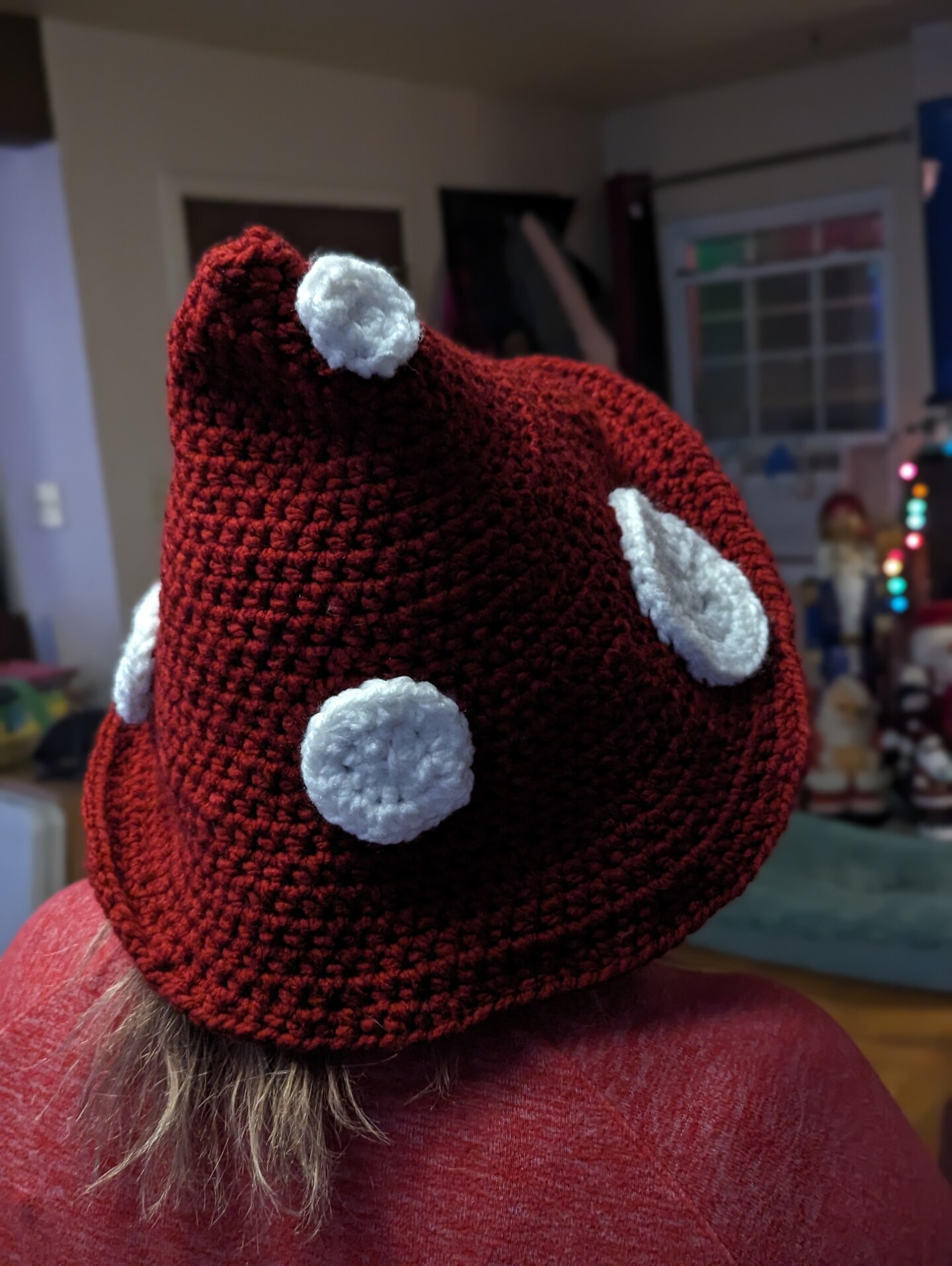 Crochet Mushroom Hat | MakerPlace by Michaels
