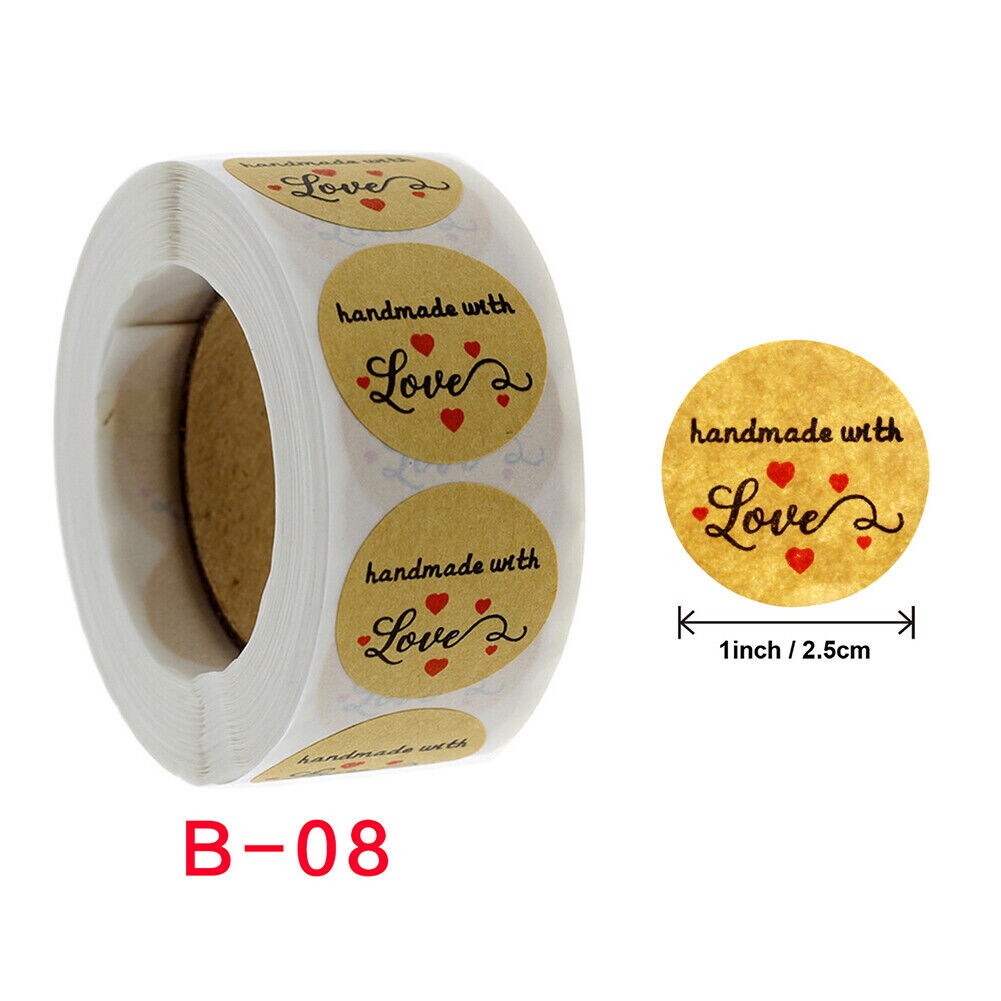 Kitcheniva 500 Pcs Thank You Stickers For Paper Bags Envelope