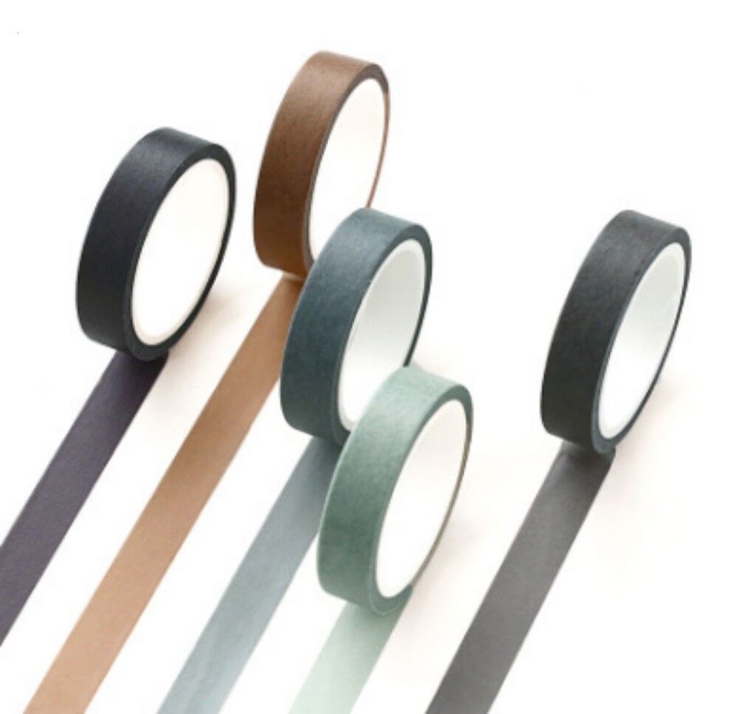 Kitcheniva 5 Writable Rolls Paper Washi Masking Tape DIY Scrapbooking