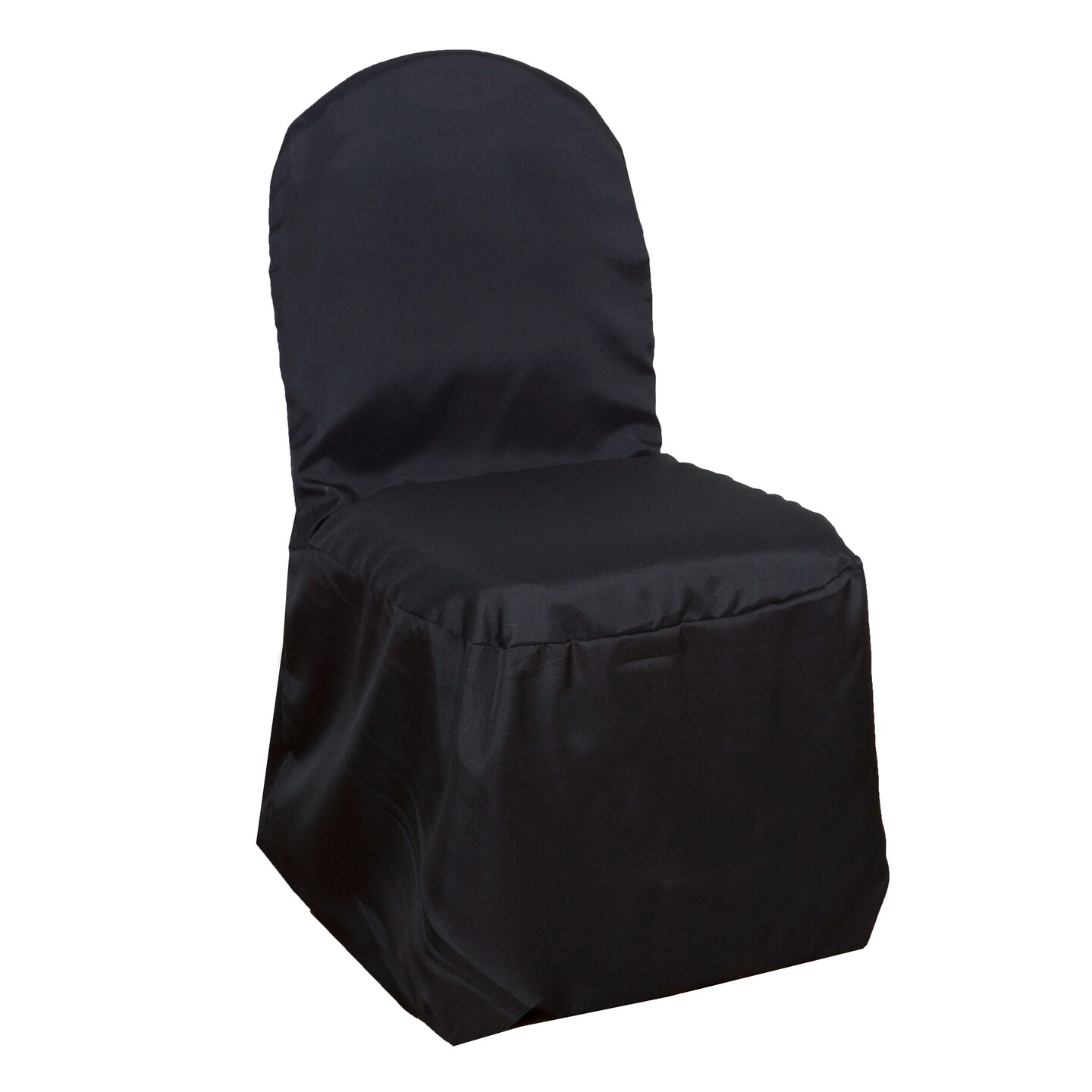Set of 12 Polyester Banquet Chair Covers for Wedding Decor
