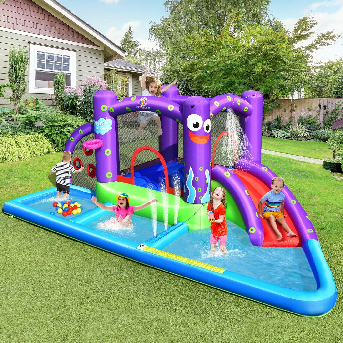 Inflatable Water Slide Castle