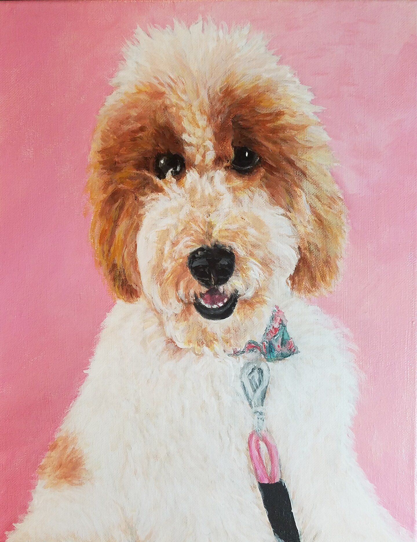 Popular Custom Dog Cat Portrait 8.5 x 11 - Original Art