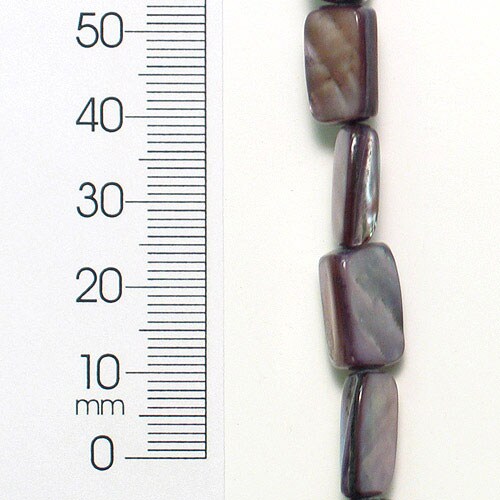 Sea Shell 5-12 mm Tubular Beads 16&#x22; Strand (28 beads)  Gray