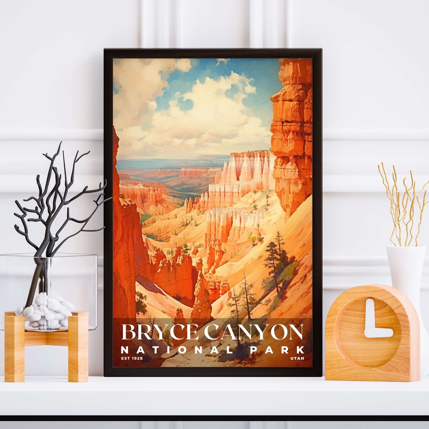 Bryce Canyon National Park Poster, Travel Art, Office Poster, Home