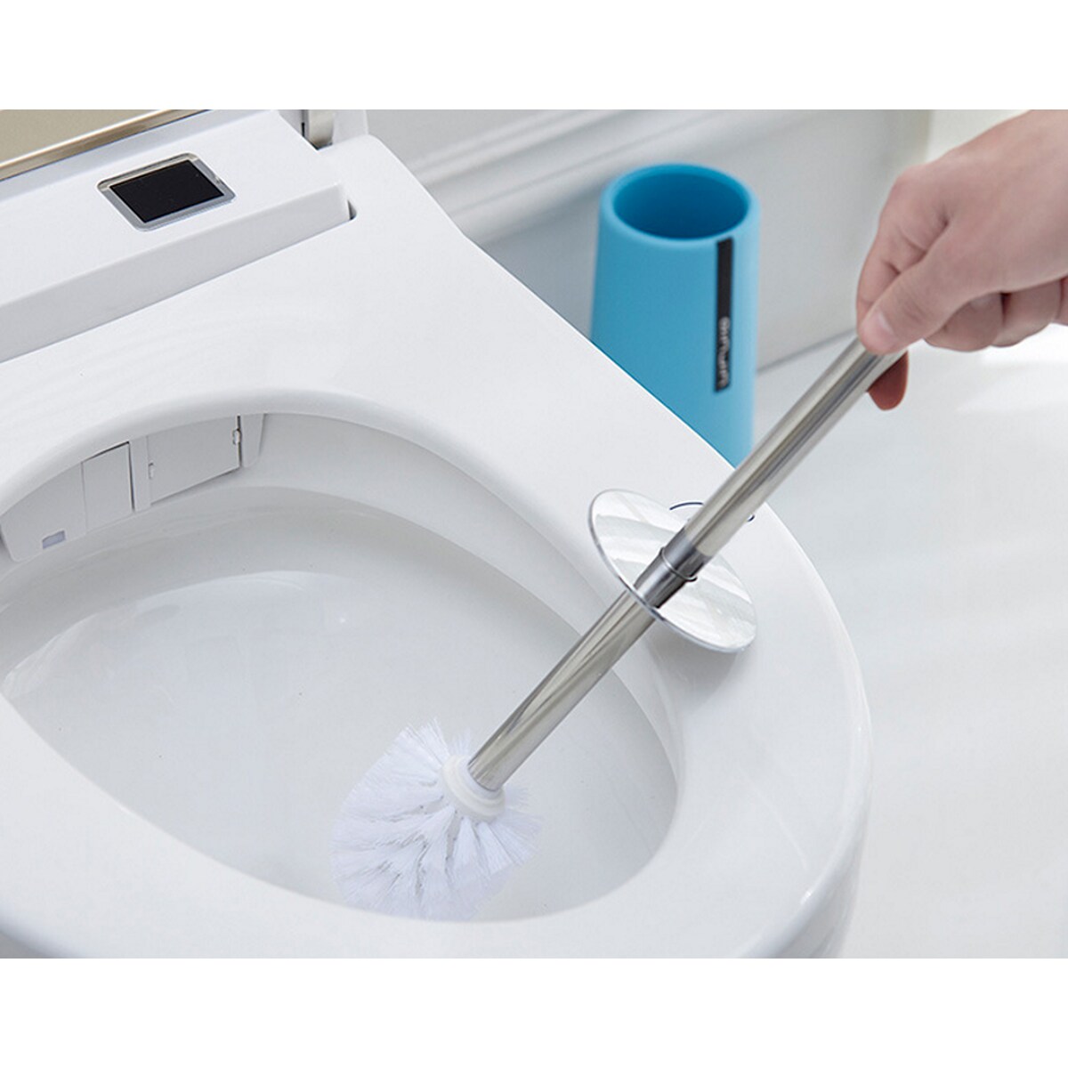 Slip Resistant Toilet Brush Set