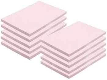 Rubber Stamp Pads (10 Pack) by Pixiss - Printmaking Supplies Refill - Block Printing Stamp Pads for Rubber Stamps (6